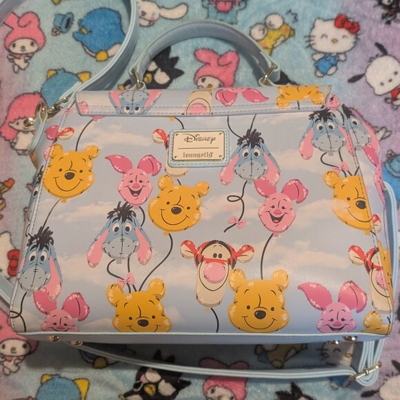 Loungefly Disney Winnie the Pooh and Friends Crossbody Bag Purse Balloon - Picture 4 of 16